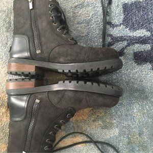 fur lined UGG Combat boot-size 8